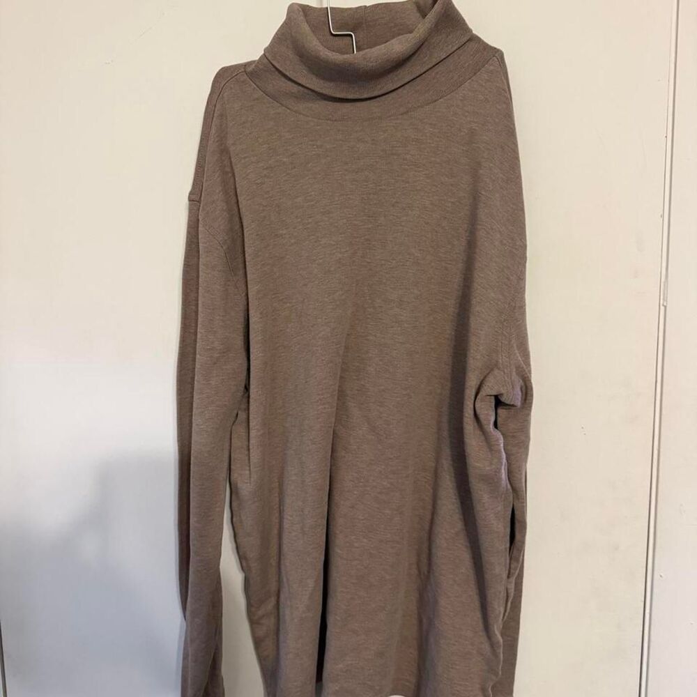 Lands-end Women's Brown and Grey Jumper